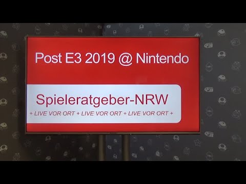 Der Spieleratgeber-NRW beim Post E3 2019 Nintendo-Event